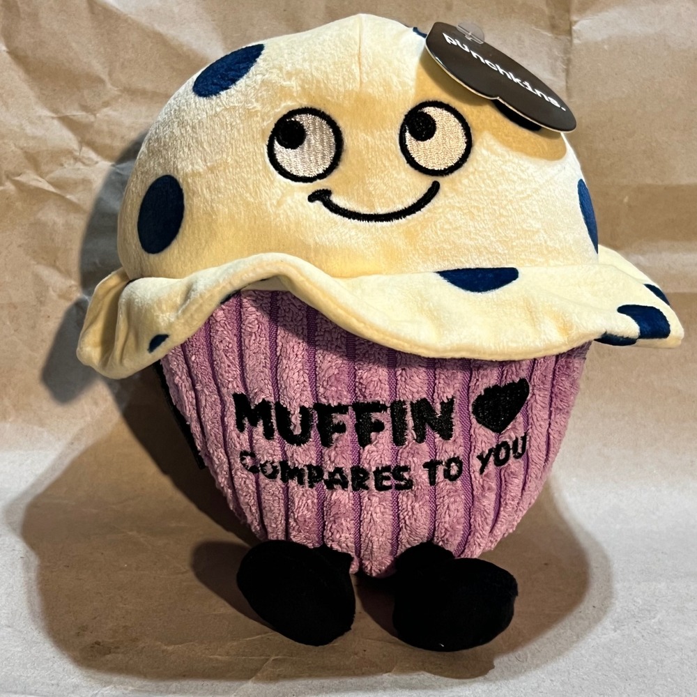 Punchkins NWT Muffin Plush‎ Purple Cream Muffin Compares To You MUFF1